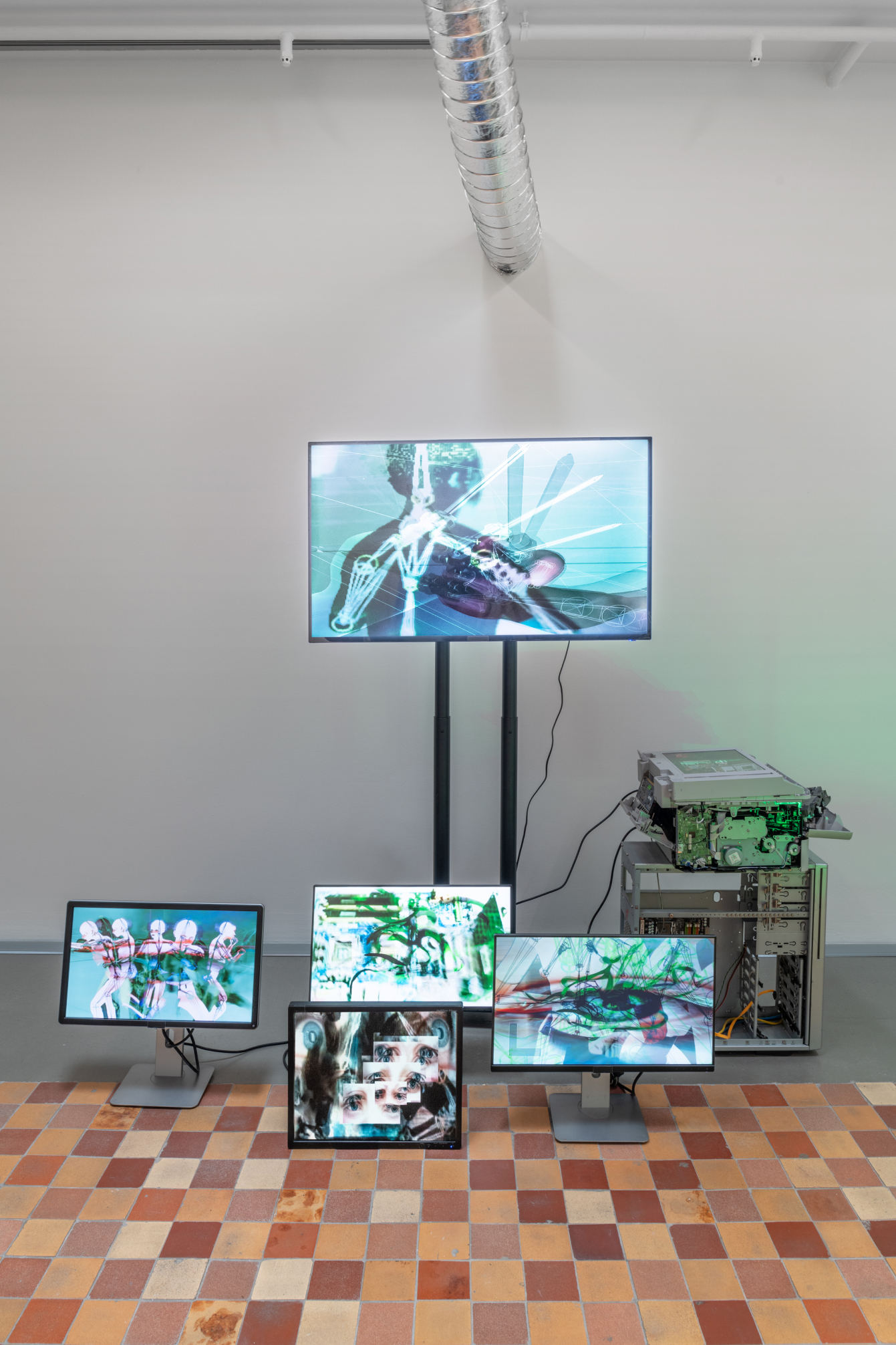 Installation view of Anna Soz’s project Practical Independence at Garage Museum of Contemporary Art, 2023 Photo: Alexey Narodizkiy © Garage Museum of Contemporary Art