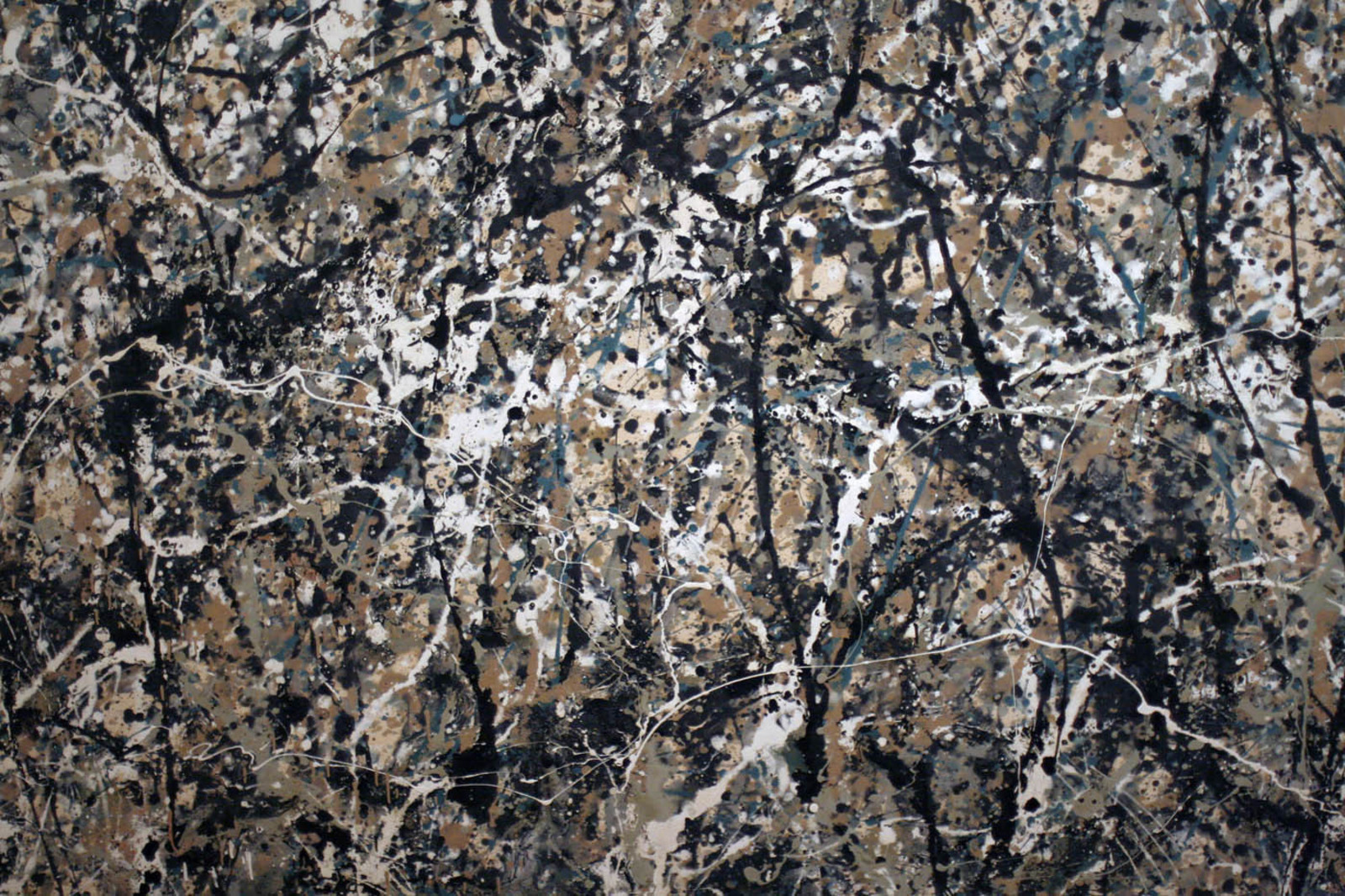 Jackson Pollock. One (Number 31). 1950. Mixed media on canvas. 530.8 x 269.5 cm. Museum of Modern Art, New York