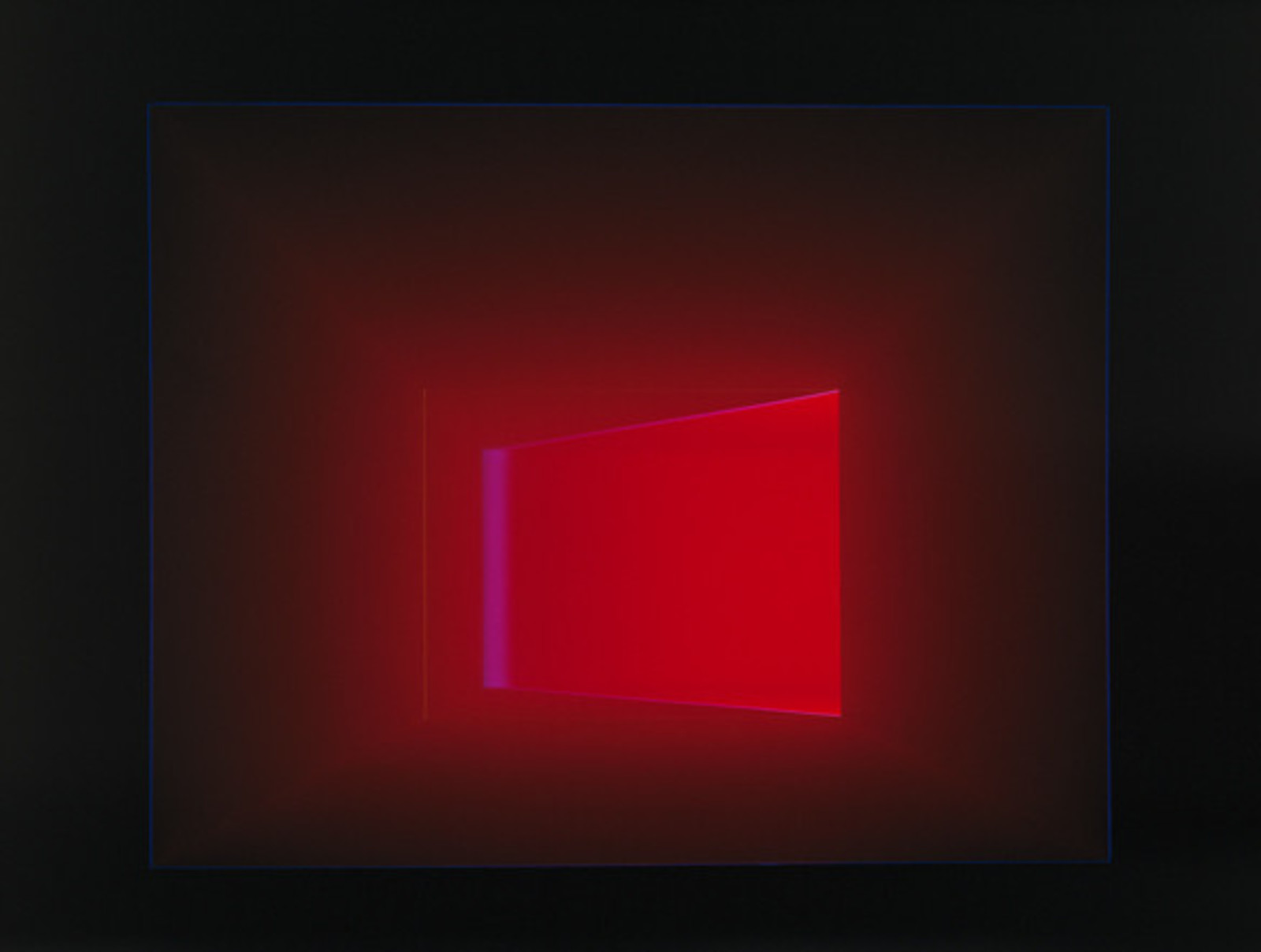 James Turrell. Wedgework V. 1975. Flourescent Light dimensions variable. 276 x 287 x 143 cm. Photo: Philipp Scholtz Ritterman