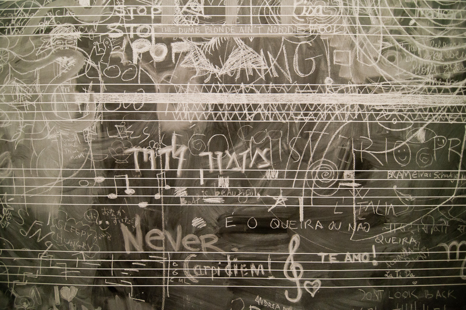 Christian Marclay. Chalkboard. 2010. Whitney Museum of American Art
