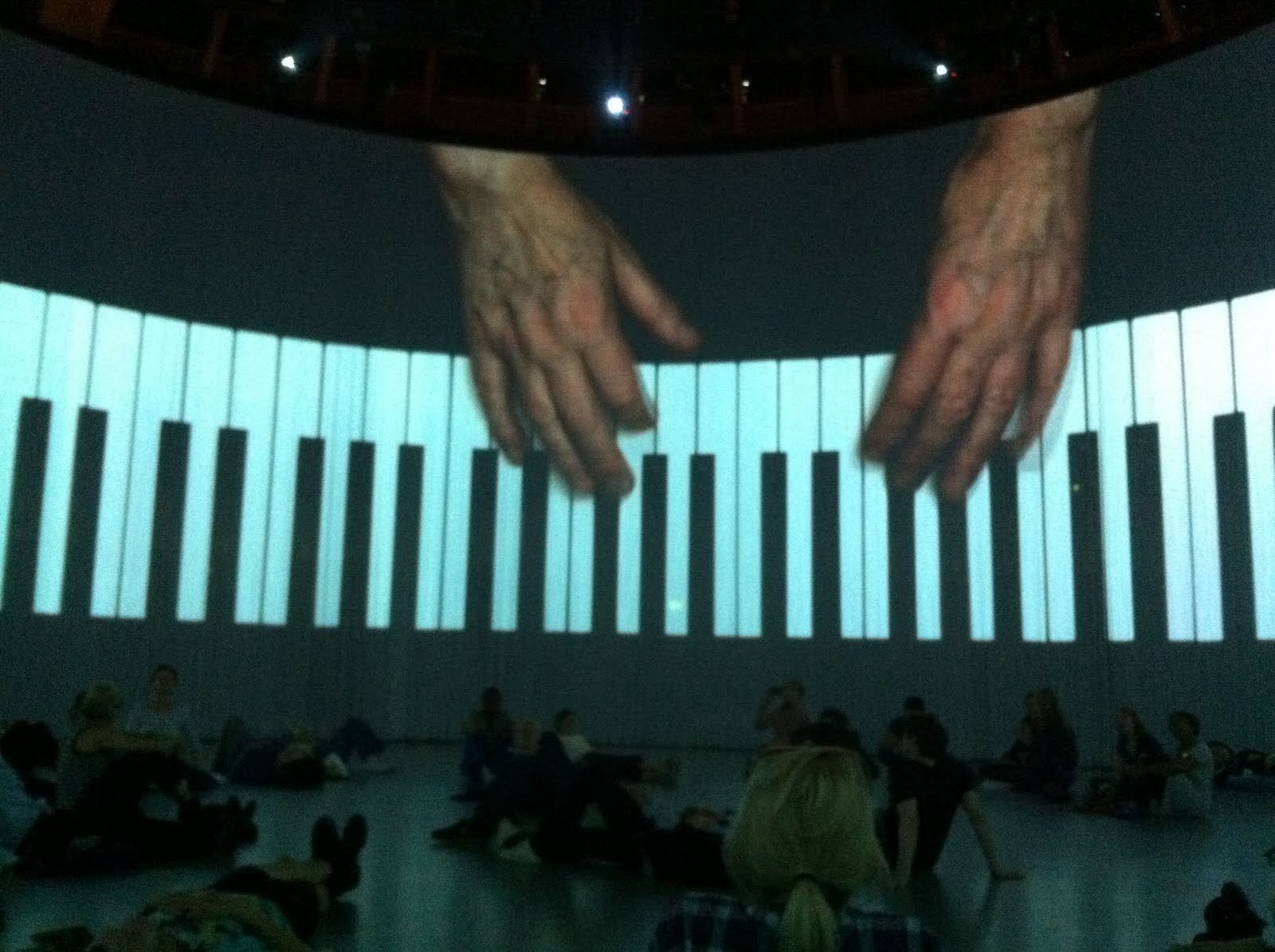 Christian Marclay and Steve Beresford (pianist). Pianorama. 2011. Interactive performance. Roundhouse, London