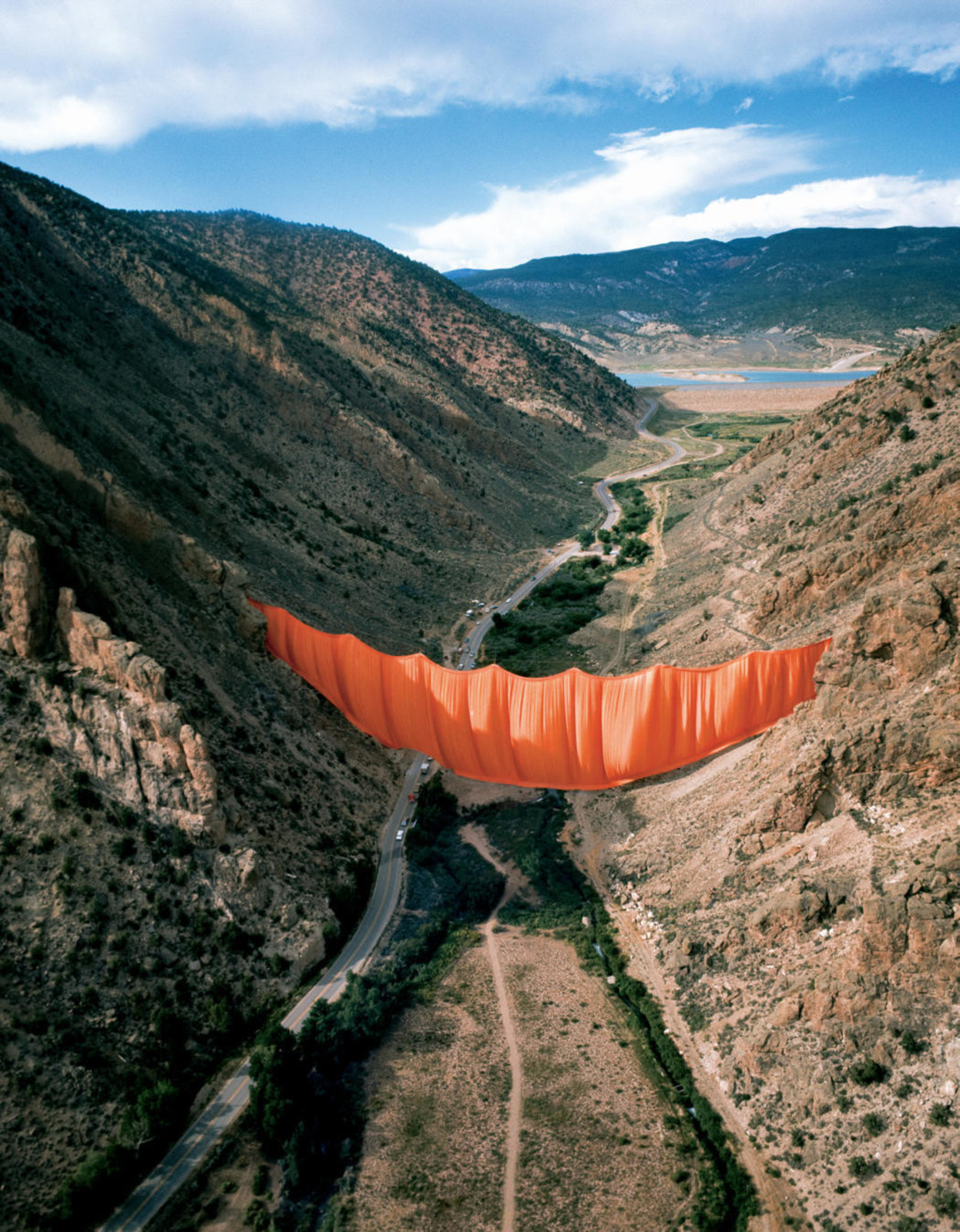 Christo and Jeanne-Claude. Valley Curtain. 1970-72. Rifle, Colorado