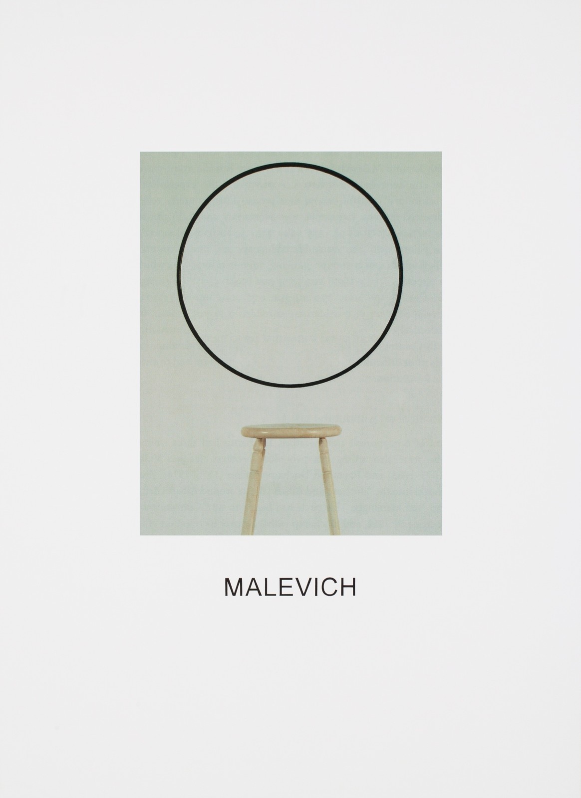 ohn BaldessariDouble Vision: Malevich, 2011Varnished archival print on canvas with oil paint74 1|2 x 54 in/ (189/23 x 137/16 cm)Courtesy of Per-Anders Ovin