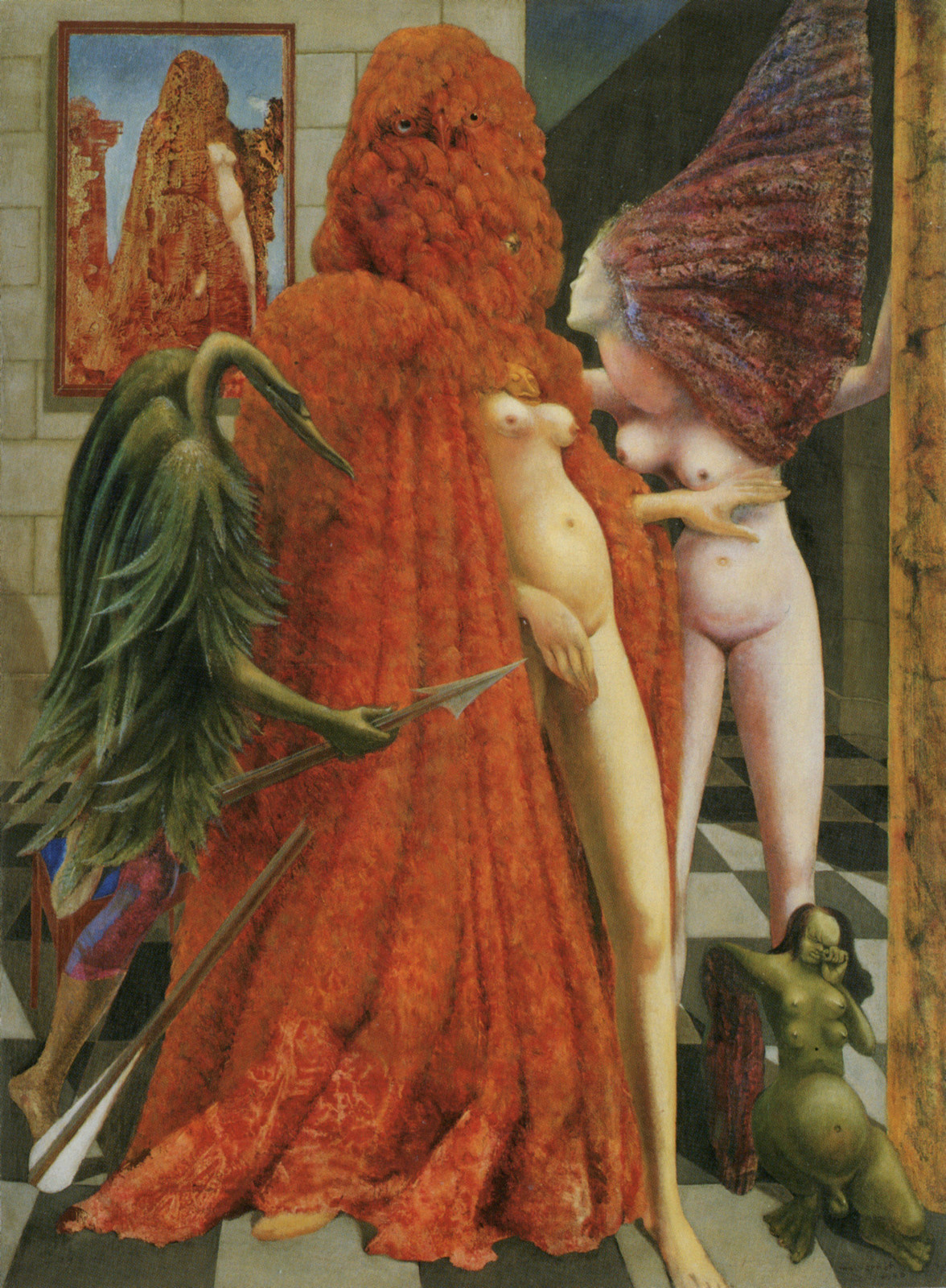 Max Ernst. The Robing of the Bride. 1940. Oil on canvas. 129.5 х 96.2 cm. Peggy Guggenheim Collection (Venice, Italy).