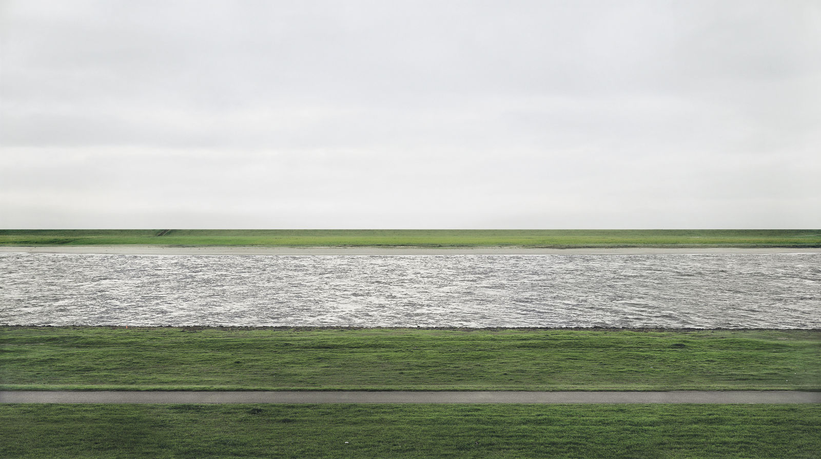 Andreas Gursky. Rhine II. 1999. Photo. Private collection