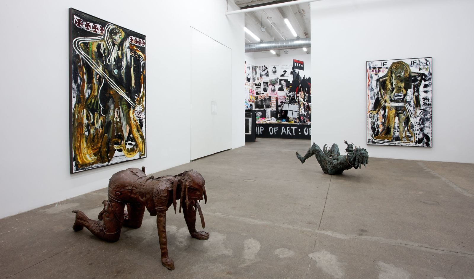 Jonathan Meese. 2011. Exhibition at Bortolami gallery. New York, USA.