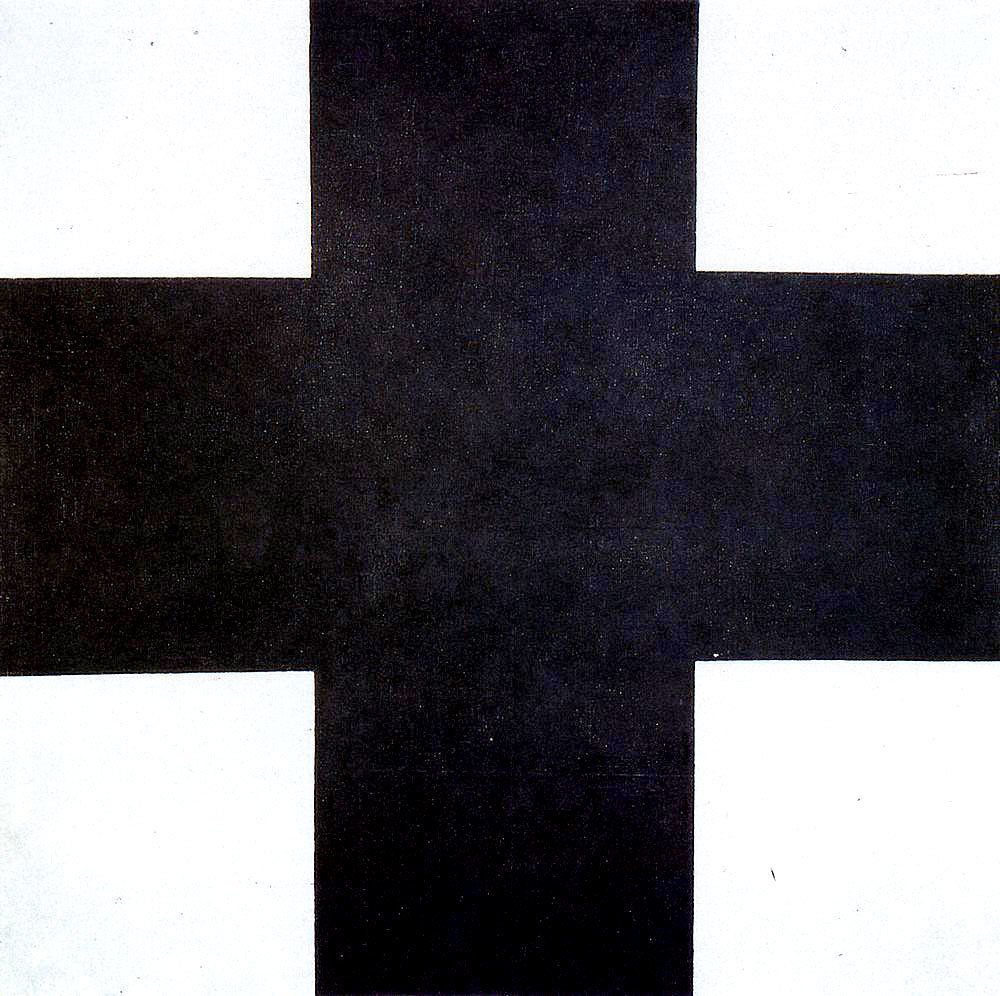 Kazimir Malevich, Black cross, 1915. The National Museum of Modern Art, Centre Pompidou, Paris