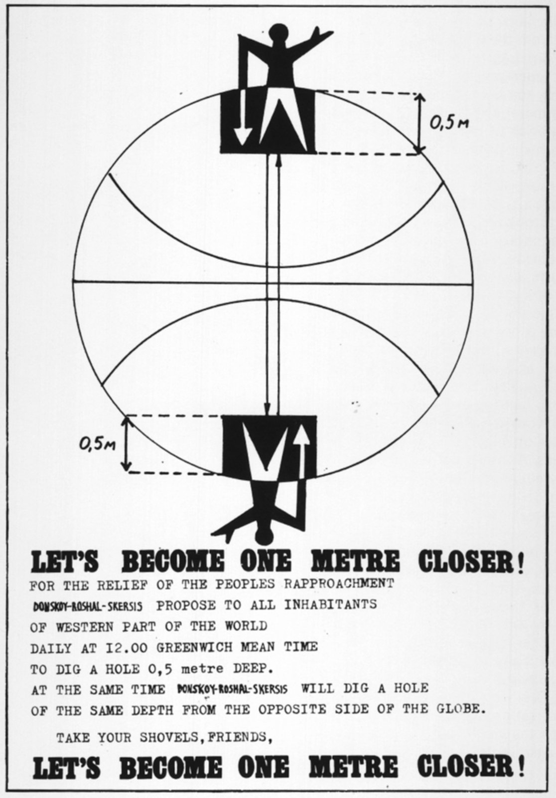 The Nest Group, Let's Become One Meter Closer, 1976
