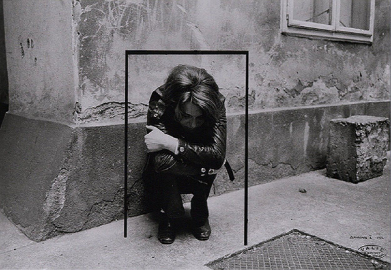 Valie Export. Photo from the series Body Configurations, 1972-1976