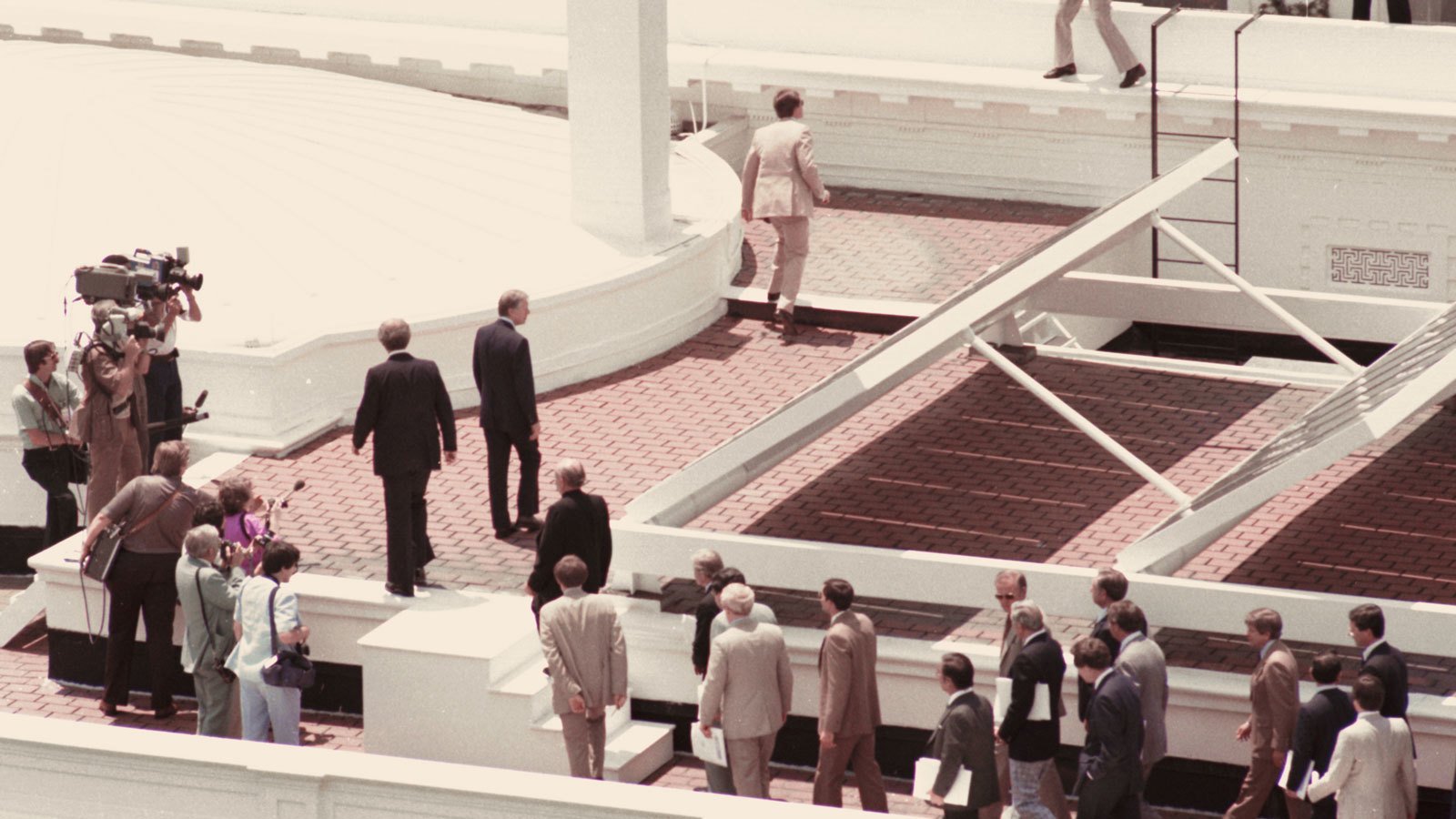 Roman Keller and Christina Hemauer, A Road Not Taken. The Story of the Jimmy Carter White House Solar Installation, 2010, film still. Courtesy of the artists.