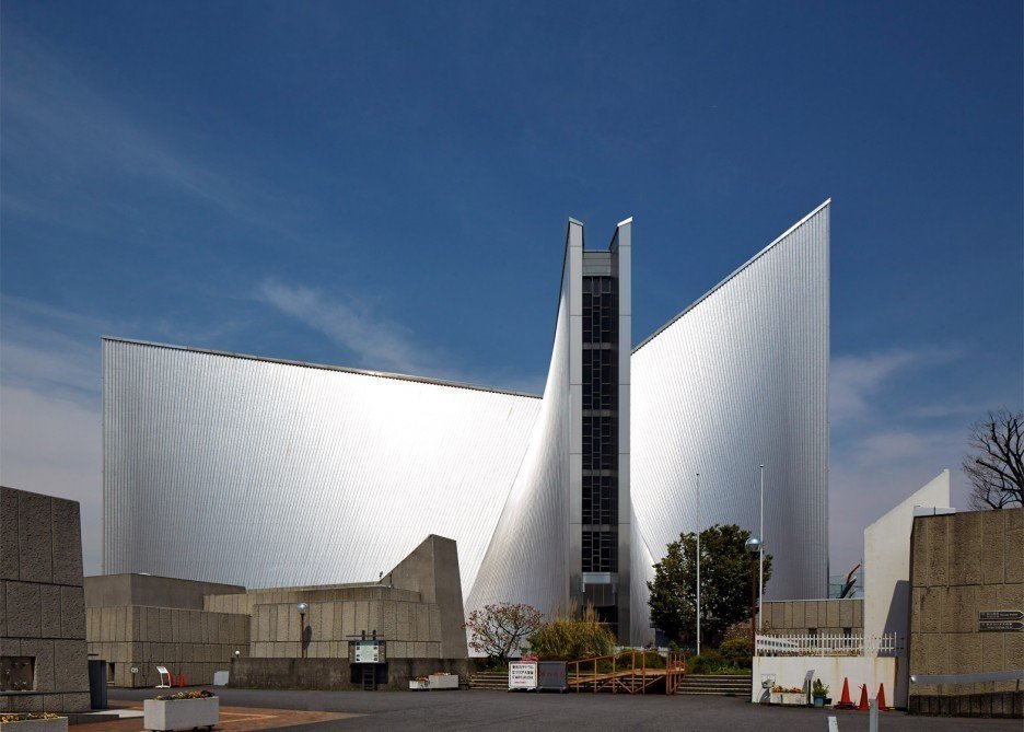 St. Mary's Cathedral in Tokyo. 1964Photo: Edmund Sumner