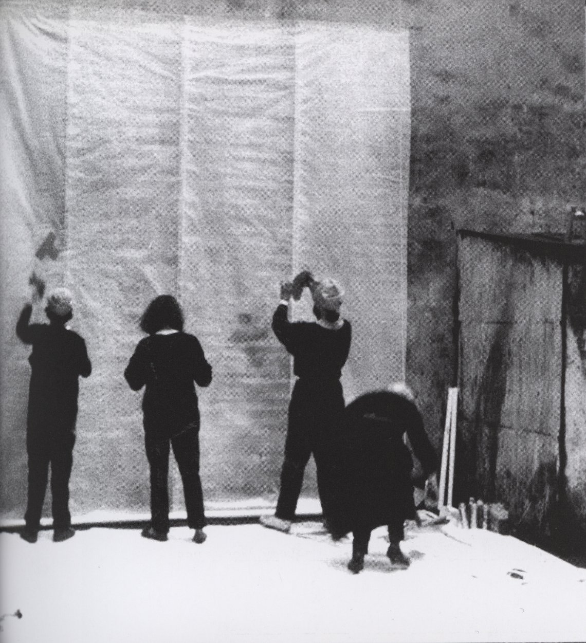 Photo documentation of SVOI performances (1989&ndash;1990), published in the exhibition catalogue SVOI. Garage Library