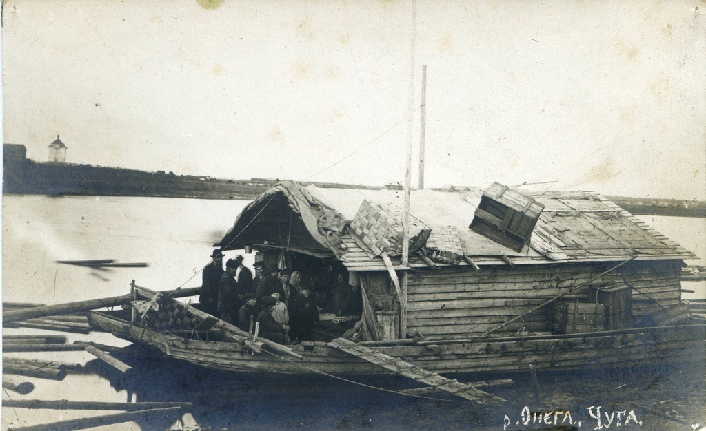 Неизвестный фотограф. Торговая лодка &laquo;Чуга&raquo;. 1912. Онежский историко-мемориальный музей