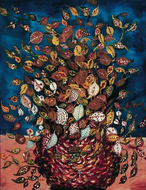 Seraphine Louis Bouquet of leaves Oil on canvas