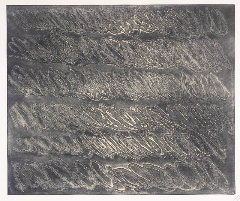 Джаспер Джонс. Флаг. 1967. Энкаустика, коллаж. 85x142. Частная коллекция, Лос-Анджелес