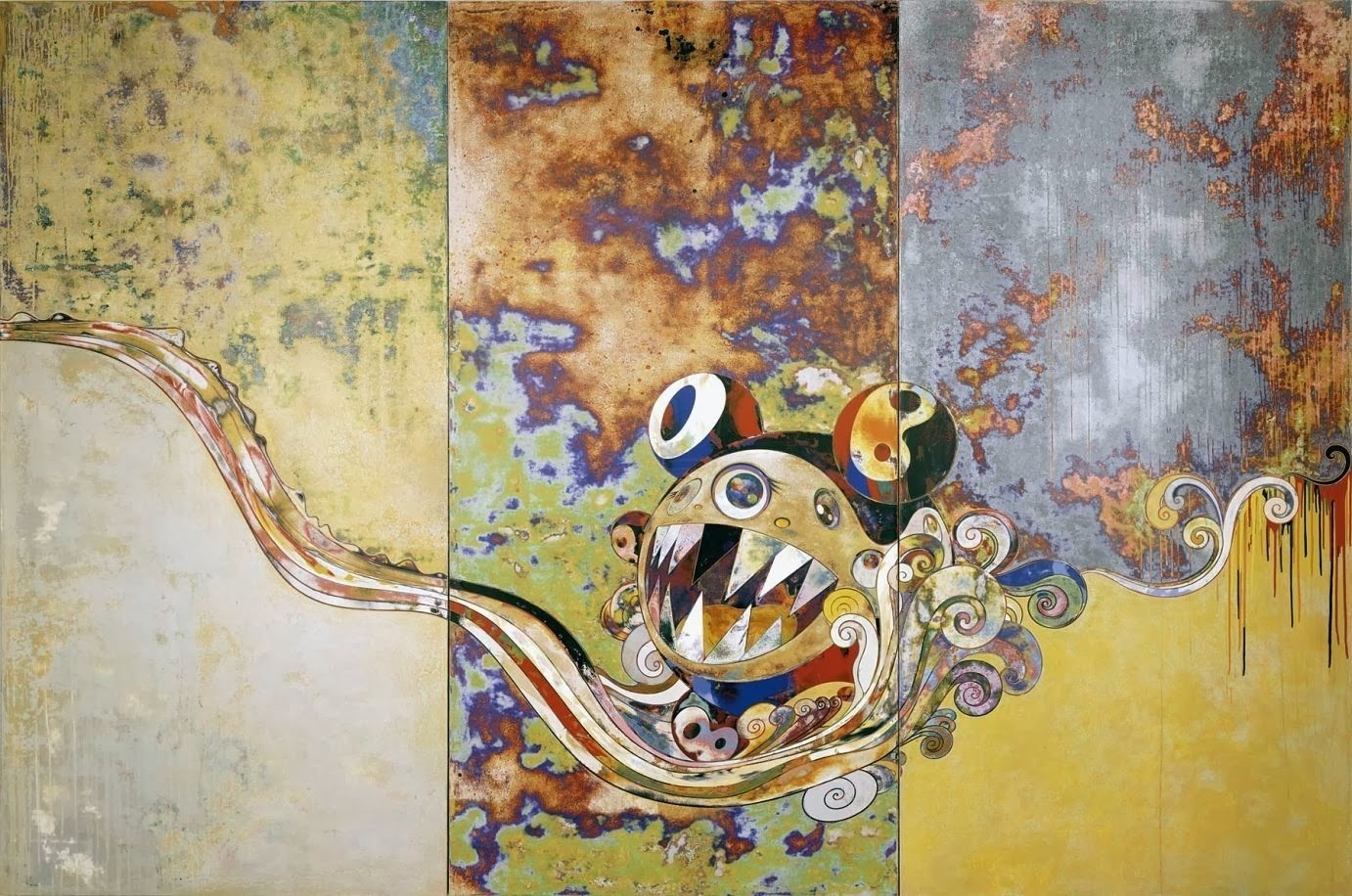 Такаси Мураками. 727-727. 2006. Холст, акрил. 300x450x7. Частная коллекция