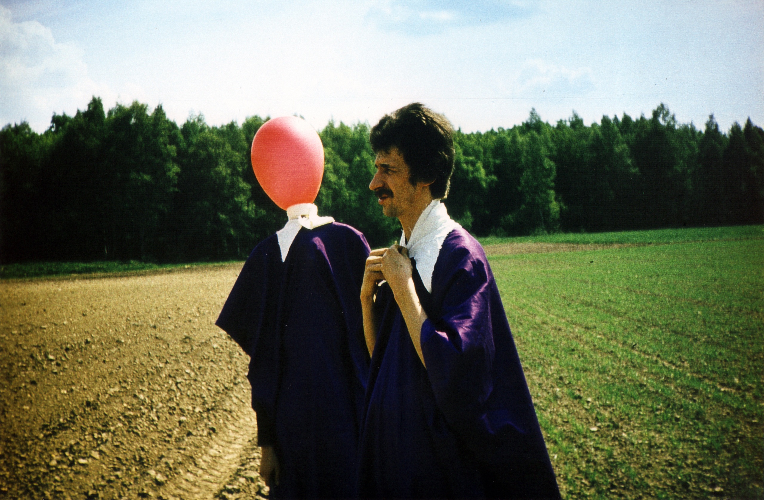 Collective Actions Group The Third Variant, May 28, 1978 Moscow region, field near Kievy Gorky village Photo: Nikita Alexeev Courtesy of the artists