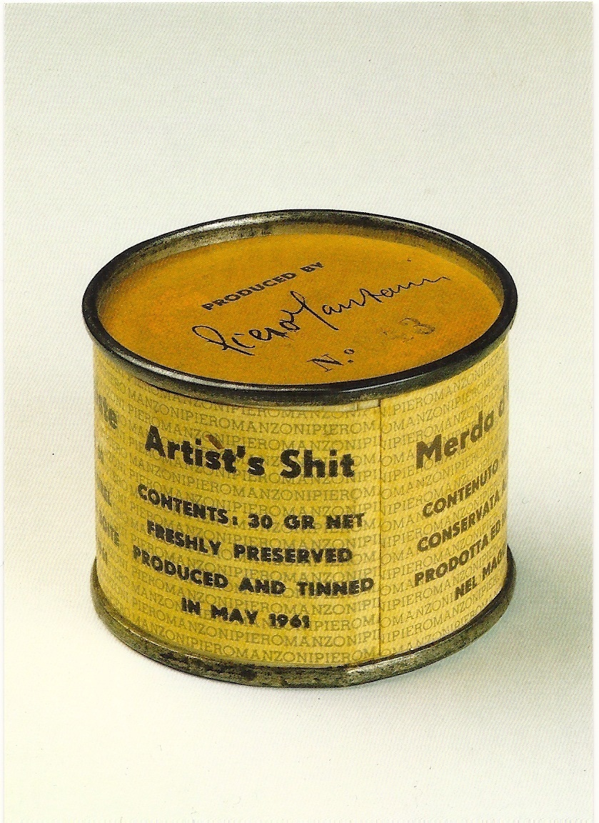 Piero Manzoni. Artist's Shit (Merda d'artista). 1961. Milan, Italy.