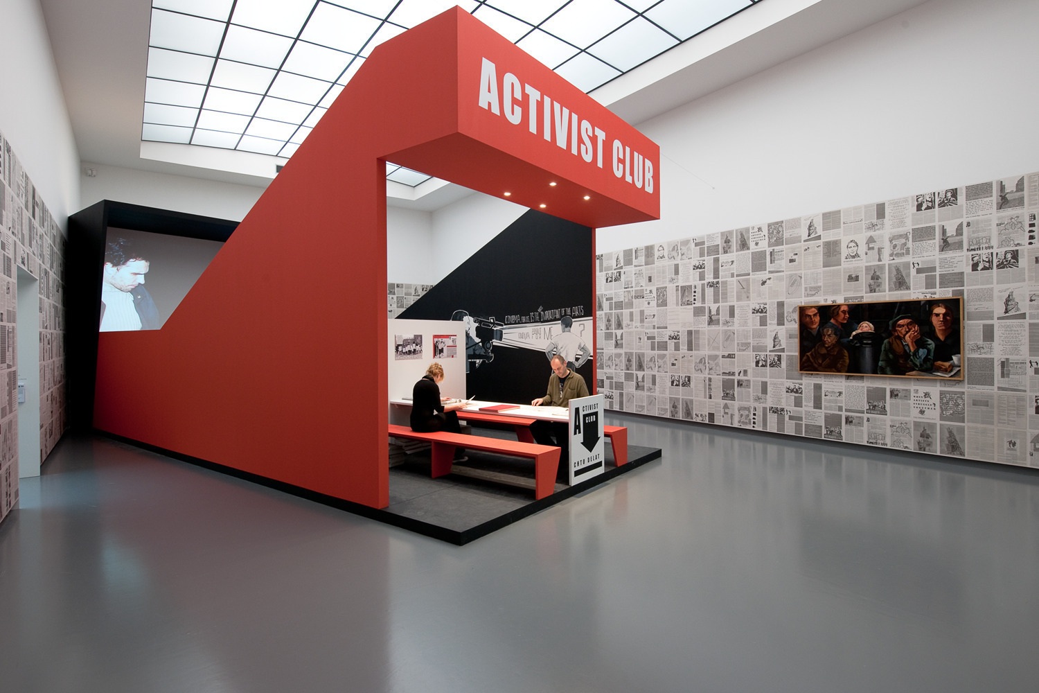 Коллектив «Что делать» Активистский клуб, 2007 Коллекция Музея Ван Аббе, Эйндховен Фото: Питер Кокс