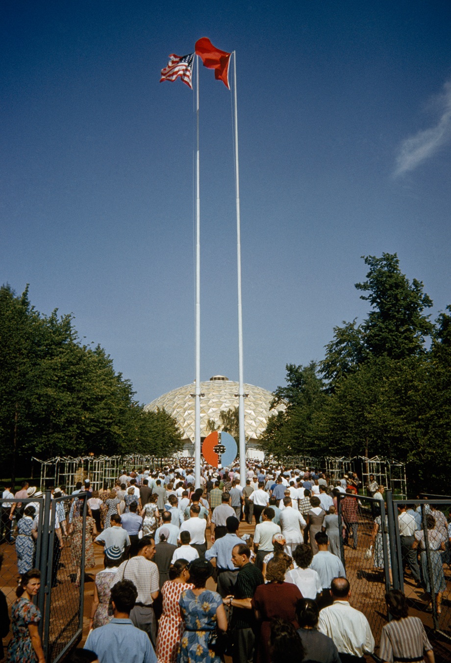 James P. Blair. A View of the American National Exhibition in Moscow, 1959. National Geographic Creative