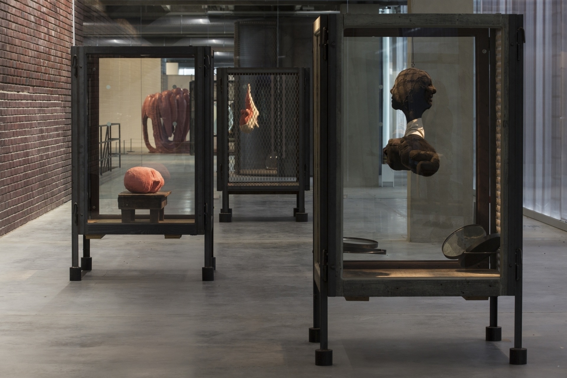 Louise Bourgeois. Structures of Existence: The Cells. Installation view, Garage Museum of Contemporary Art, 2015 &copy; Garage Museum of Contemporary Art