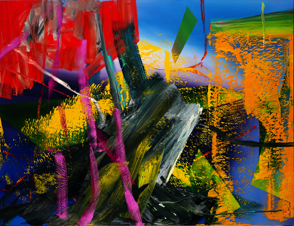 Герхард Рихтер  Сова (Eule). 1982  Холст, масло. 225 x 294 см  Выставочный зал в Гамбурге, Германия