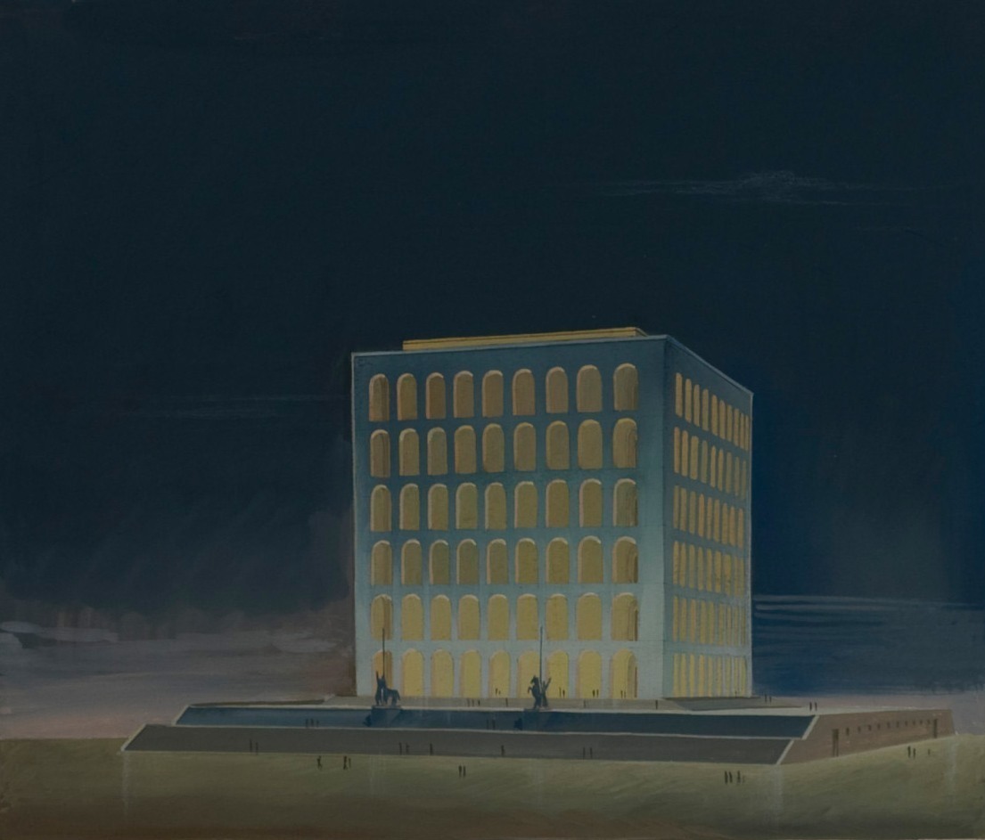 Leonid Pavlov. Project for a Triumphal Arch for the Defenders of Russian Culture. 1942 © Shchusev State Museum of Architecture