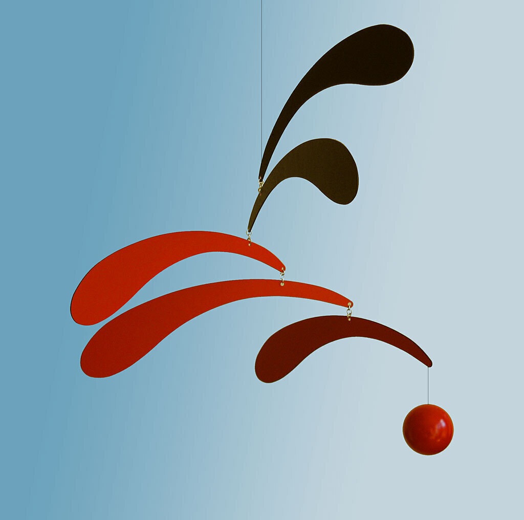 Александр Колдер. Красный мобиль. 1956. Металл, проволока