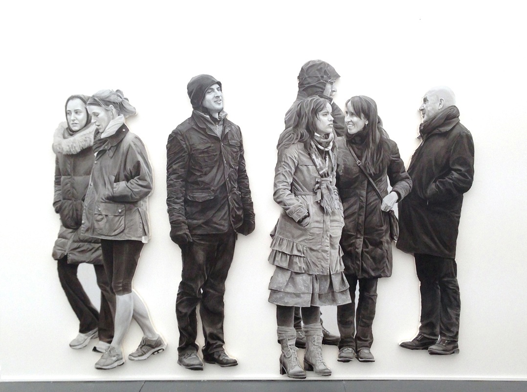 Джон Миллер. Оттепель. 2014. Акрил, щитовые ворота