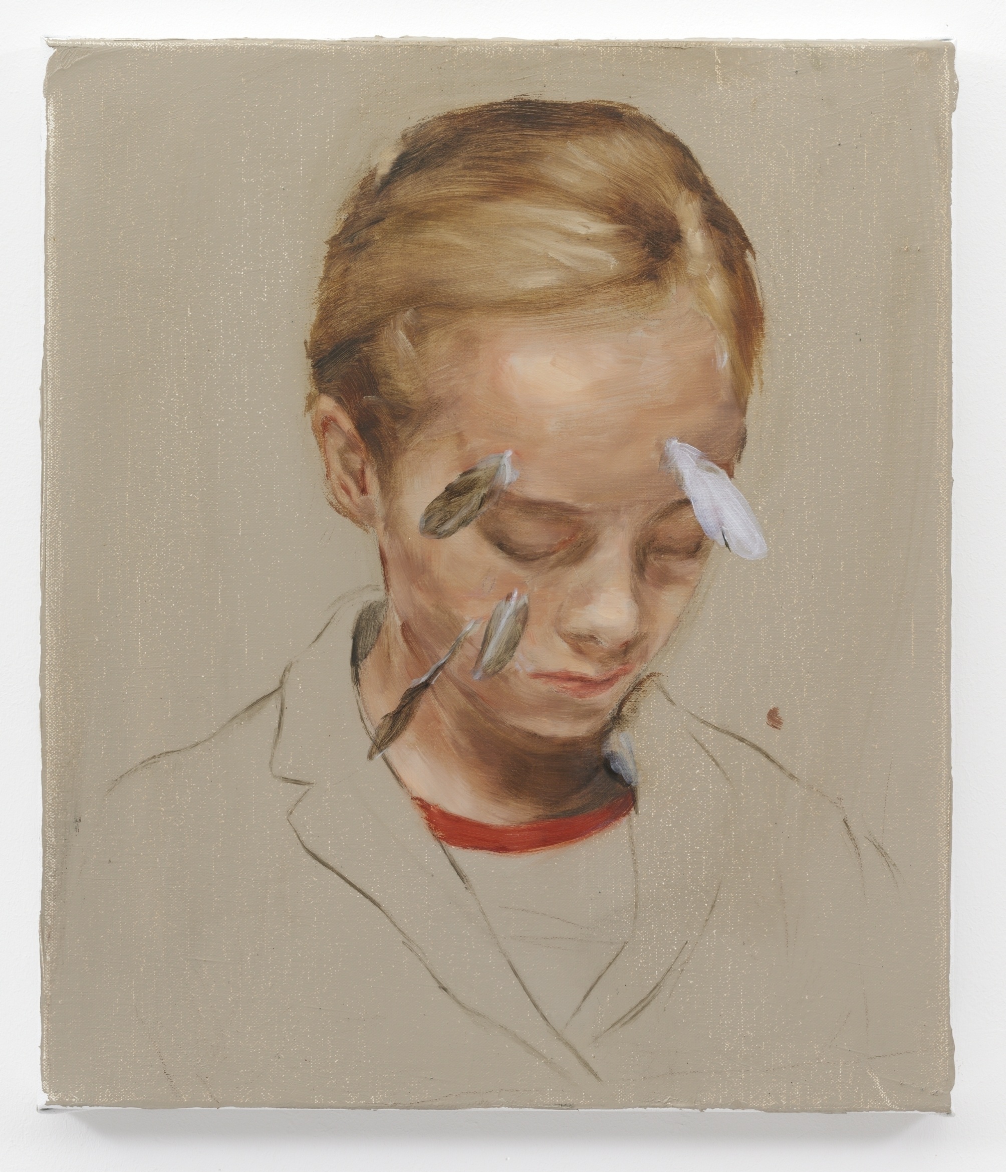 Михаэль Борреманс. Девушка с перьями. 2010