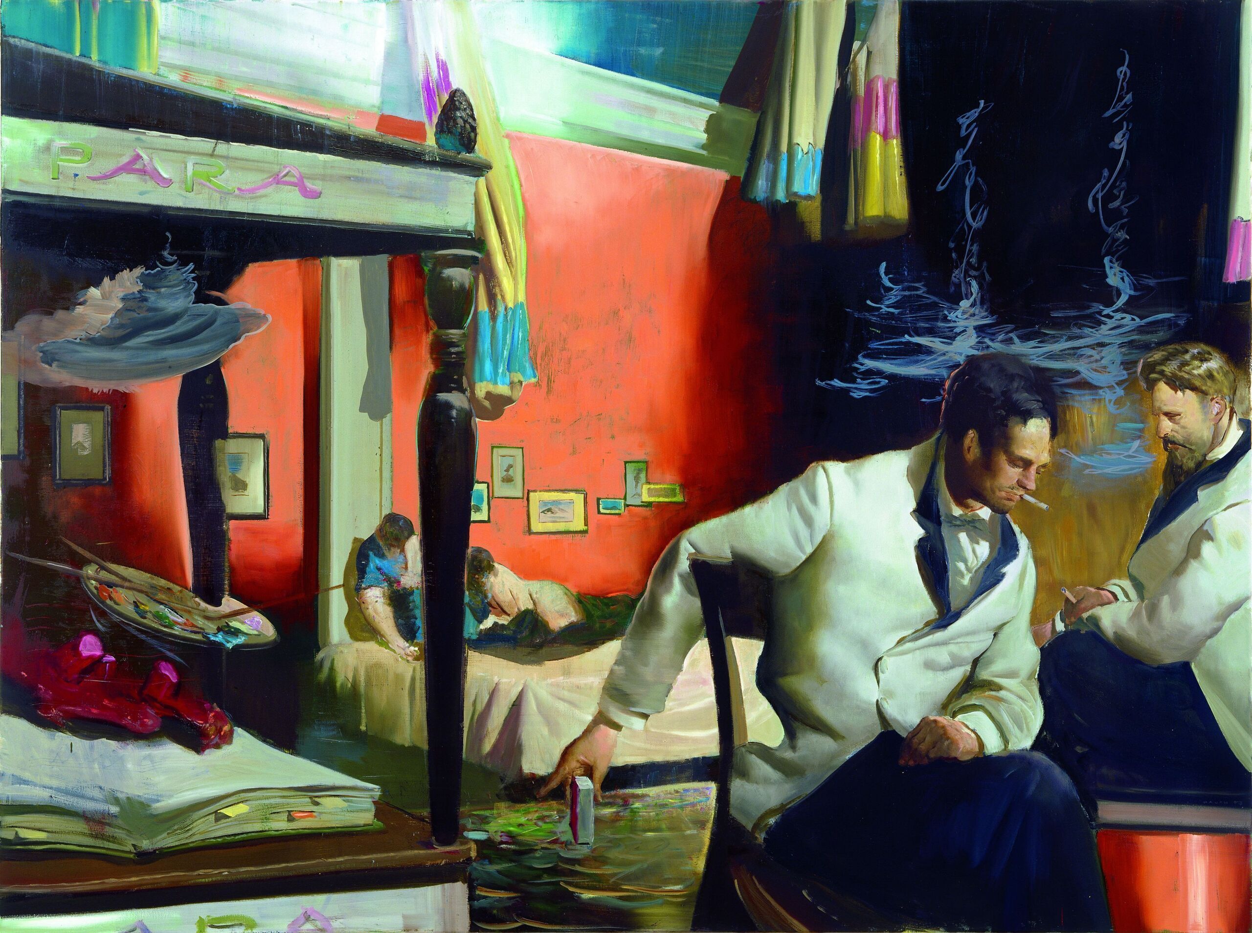 Нео Раух. Der N&auml;chste Zug. 2007. Холст, масло. Courtesy Galerie EIGEN + ART Leipzig/Berlin &amp; David Zwirner, Нью-Йорк, США