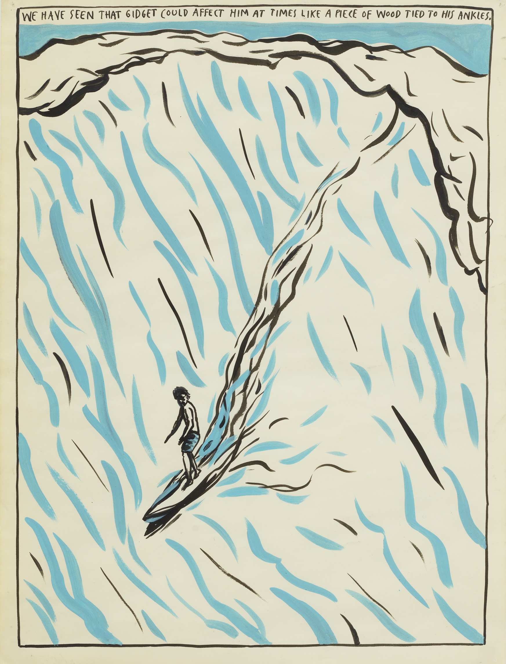 Raymond PettibonNo title (We have seen ...), 198761 &times; 45.7 cmPen and ink on paperCourtesy David Zwirner, New York