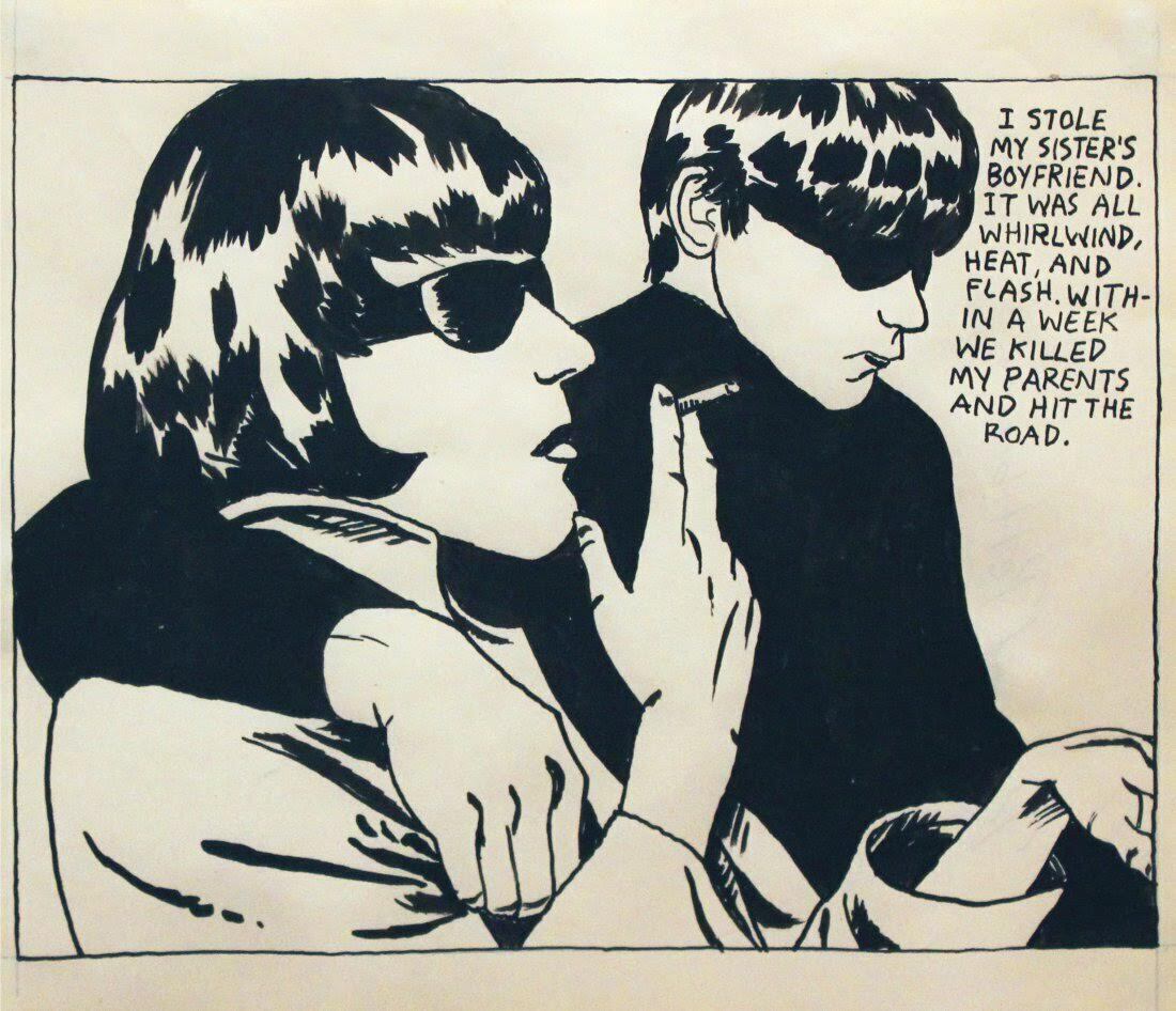 Raymond Pettibon. No Title (I stole my sister’s boyfriend…), 1984