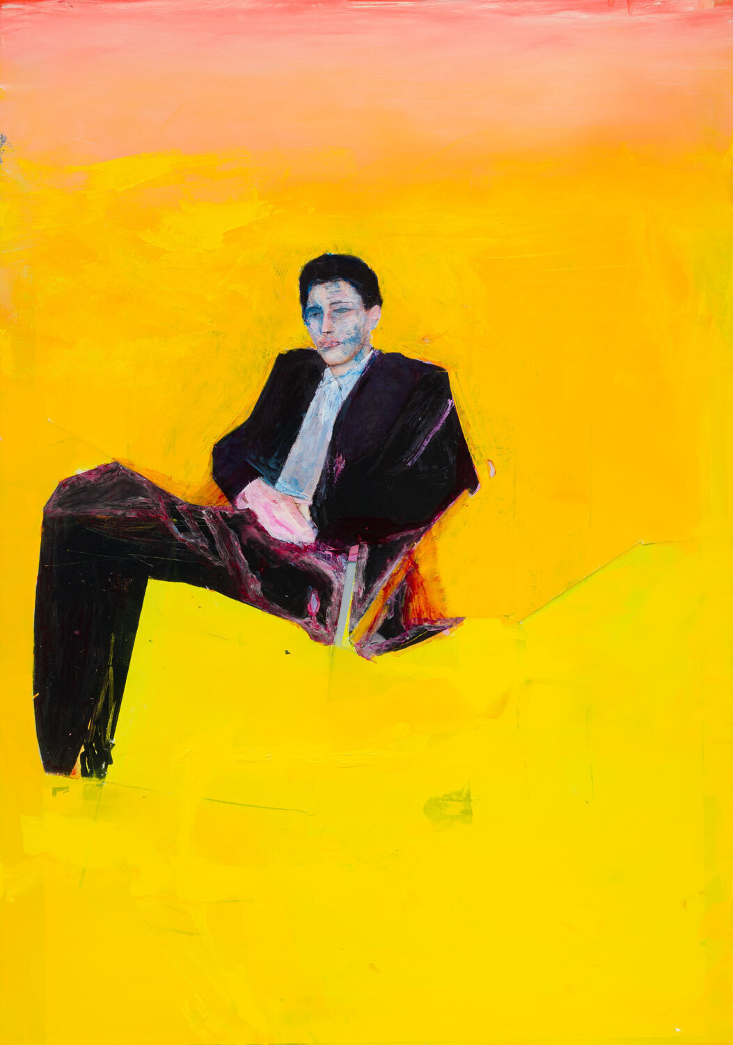 Андро ВекуаПортрет В. II. 2017Алюминий, масло, чернила для шелкографии, лакФото: Тимо ОлерПредоставлено художником и галереей Gladstone, Нью-Йорк и Брюссель&copy; Andro Wekua