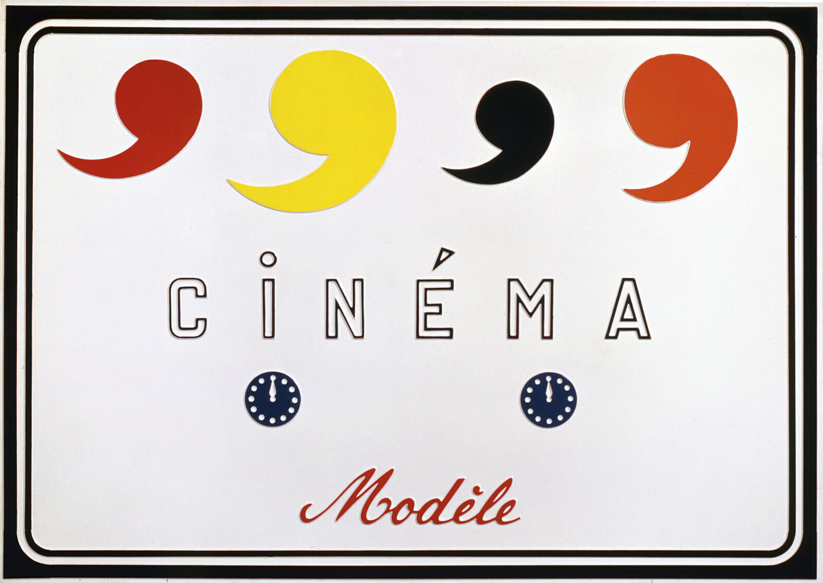 Кино. Образец. 1970Пластик, вакуумная формовка. 85 &times; 120 смФонд Марселя Бротарса