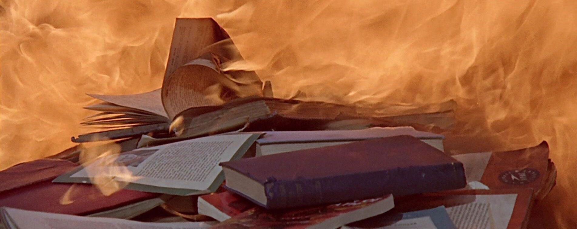 Кадр из фильма Франсуа Трюффо «451 градус по Фаренгейту». 1966