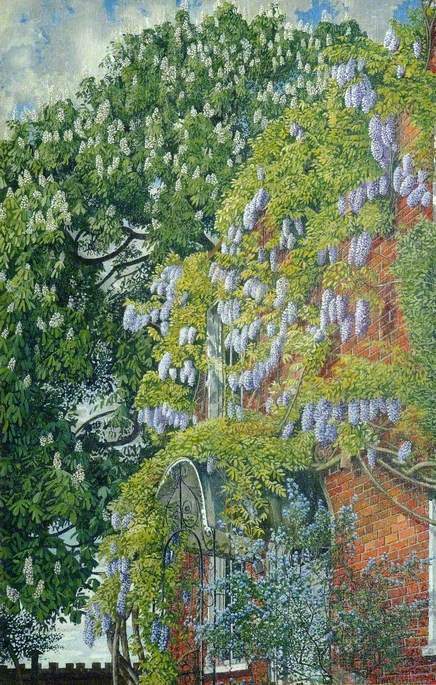 Стэнли Спенсер. Глициния в Englefield. 1954