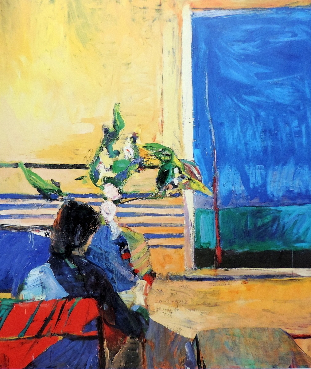 &nbsp;Ричард Дибенкорн. Девочка с цветком. 1960