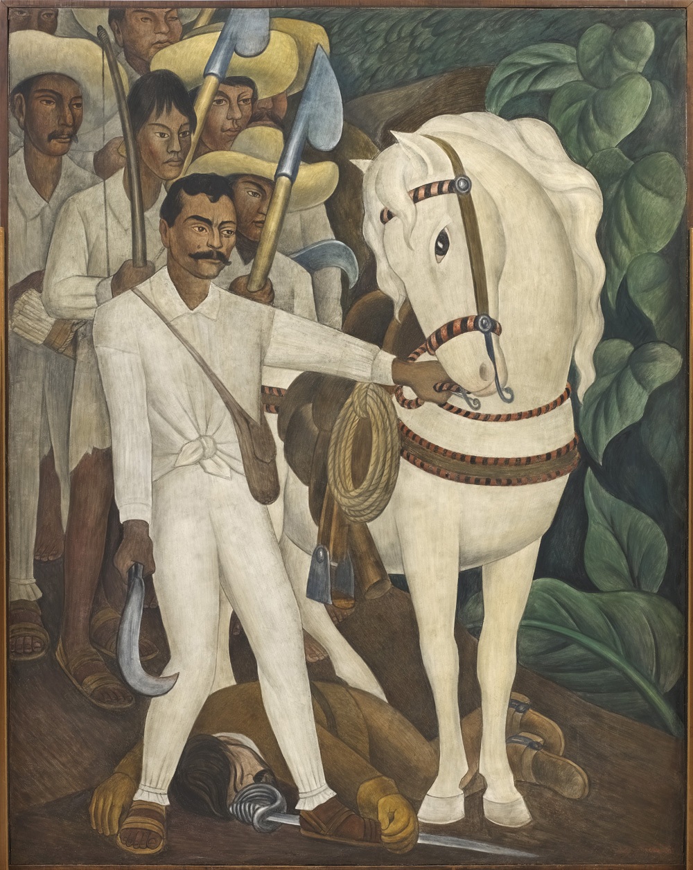 Диего Ривера. Аграрный лидер Запата. 1931. © The Museum of Modern Art, New York