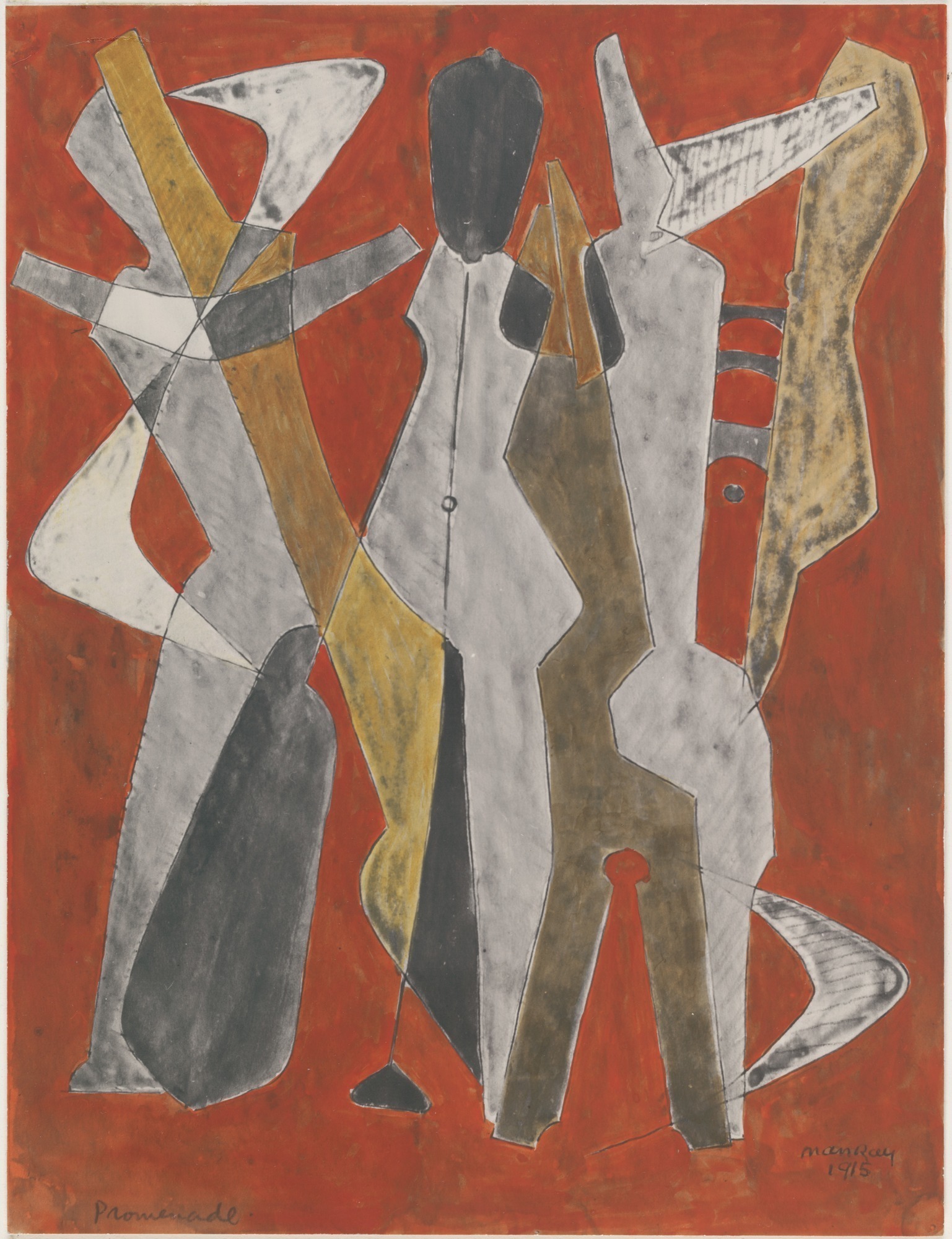 Ман Рэй. Прогулка. 1915/1945.&copy; 2019 Man Ray Trust / Artists Rights Society (ARS), New York / ADAGP, Paris