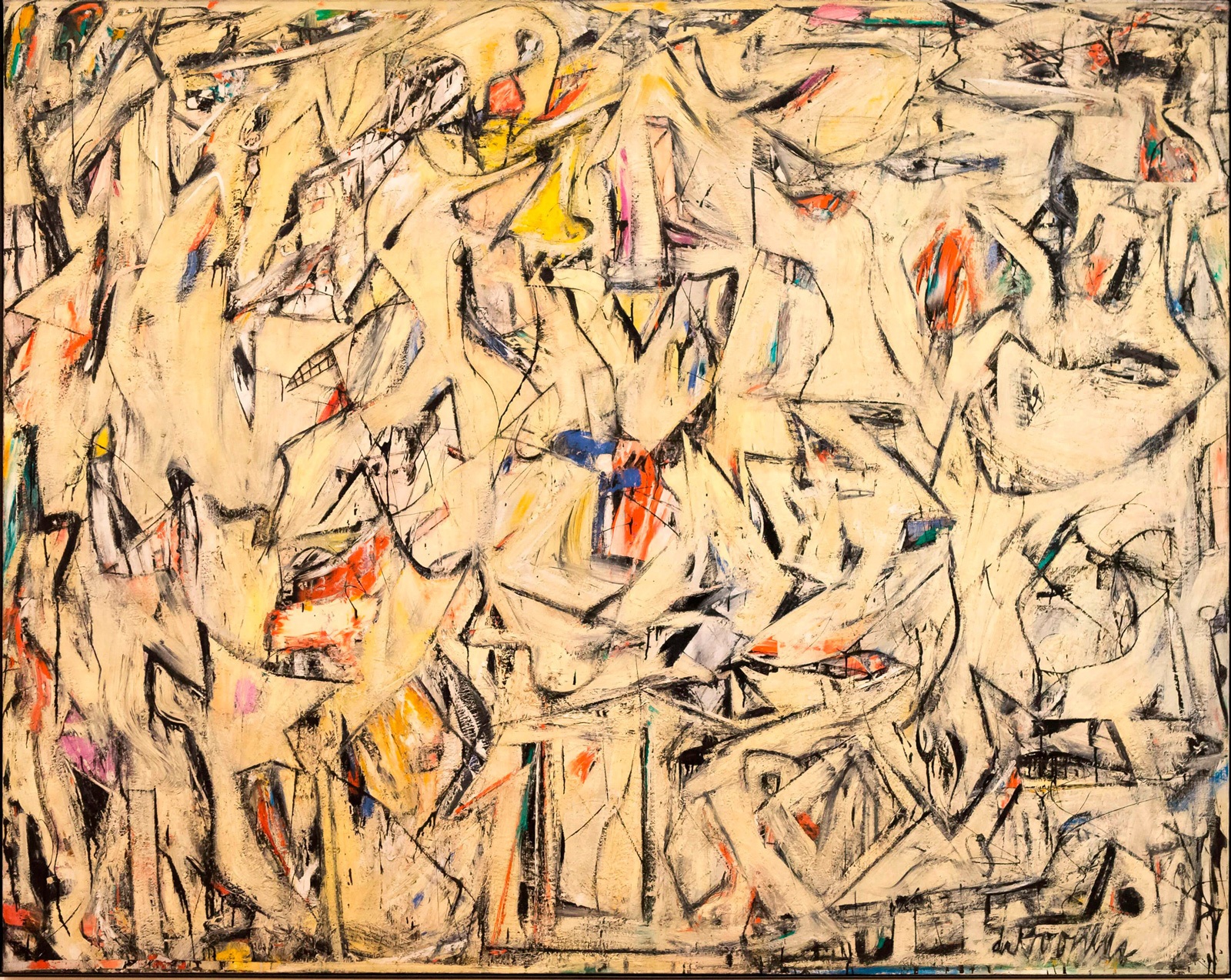 Виллем де Кунинг. Раскопки. 1950. © 2011 The Willem de Kooning Foundation