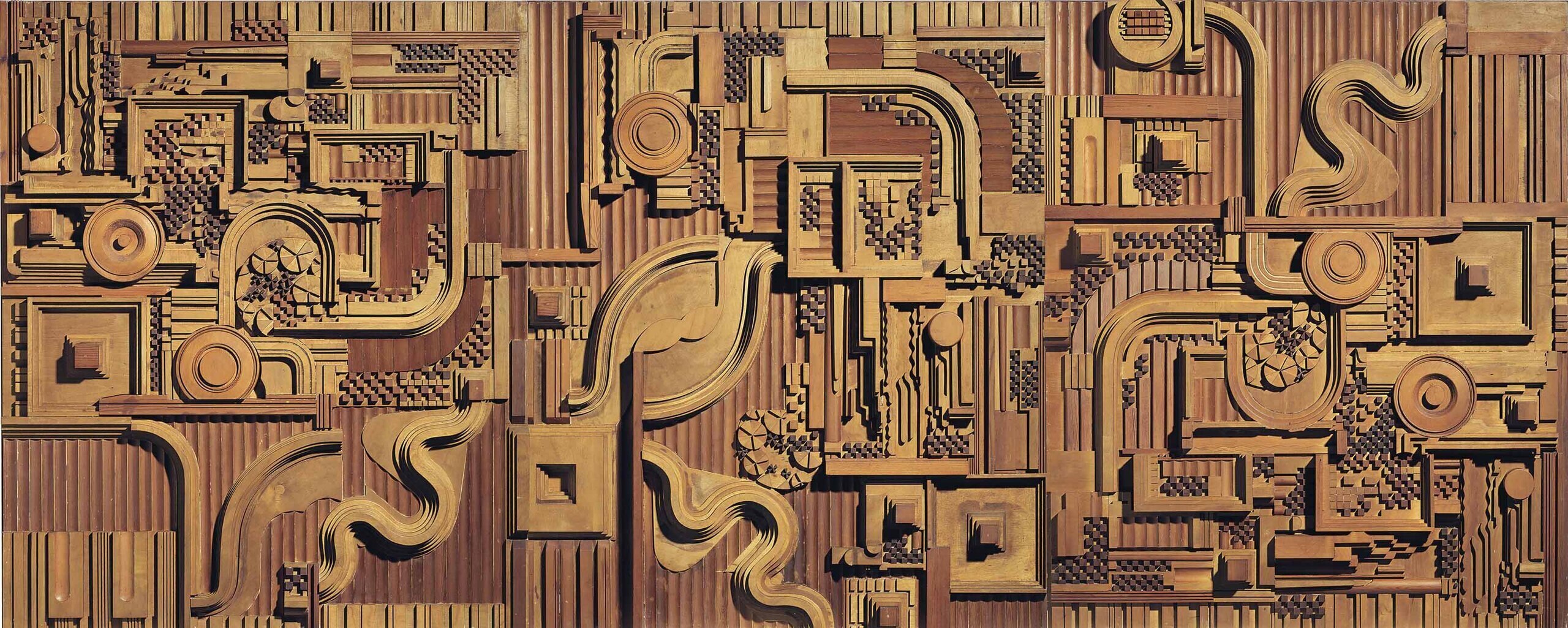 Эдуардо Паолоцци. Ниигата-Туркома. 1975Деревянный рельеф© The Tony Reichardt Collection