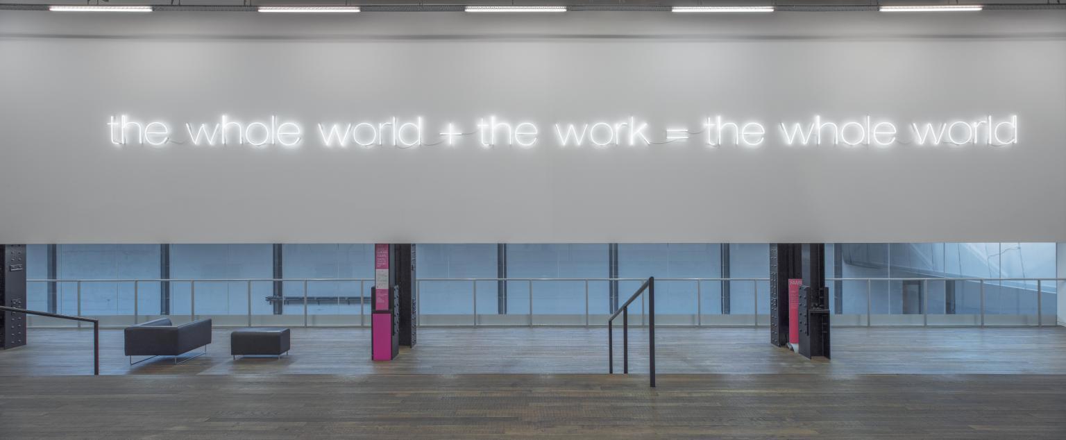Martin Creed. Work No. 232: the whole world + the work = the whole world, 2000. © TATE
