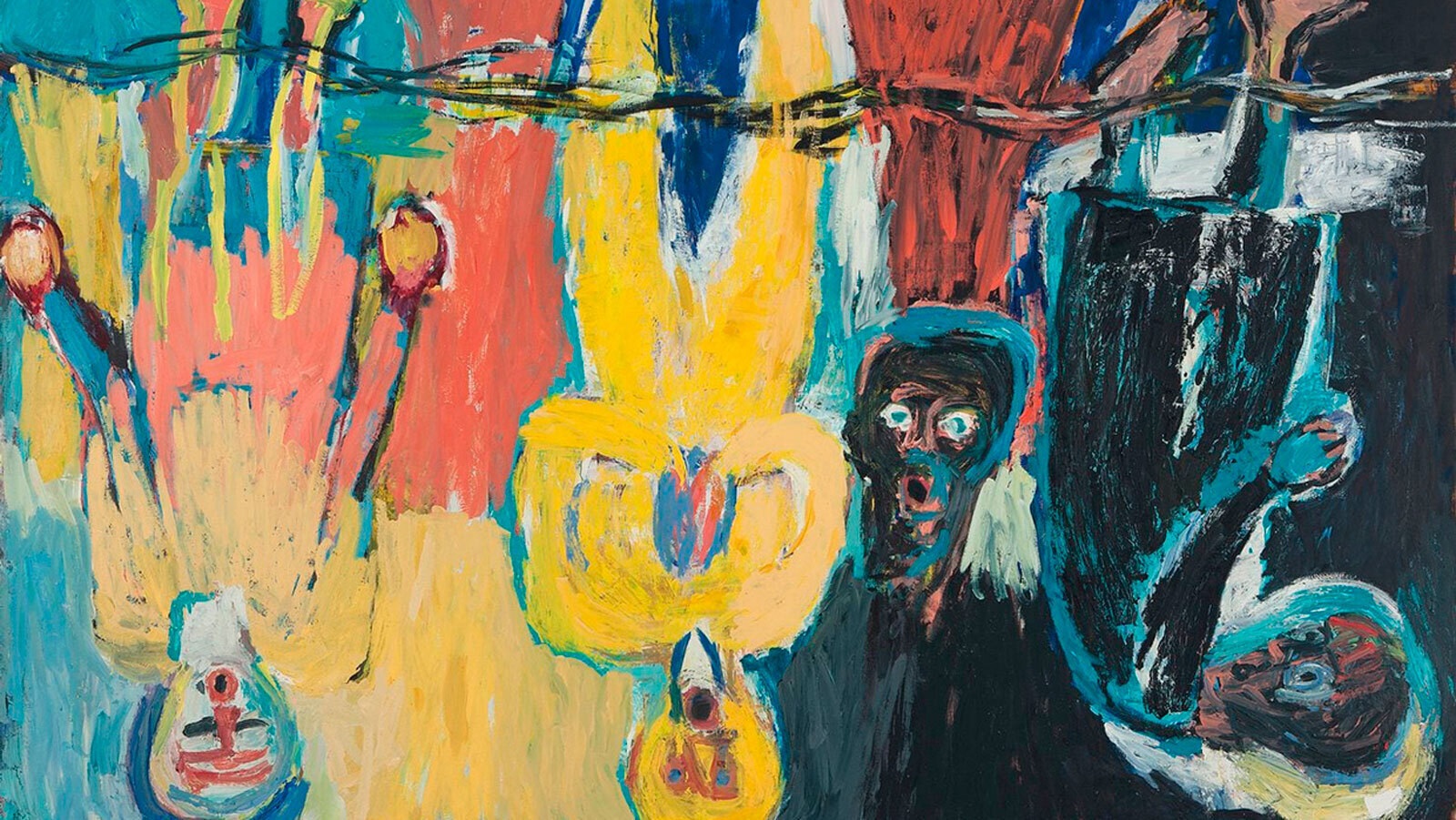 Георг Базелиц Припев Брюса, 1983© Georg Baselitz 2018