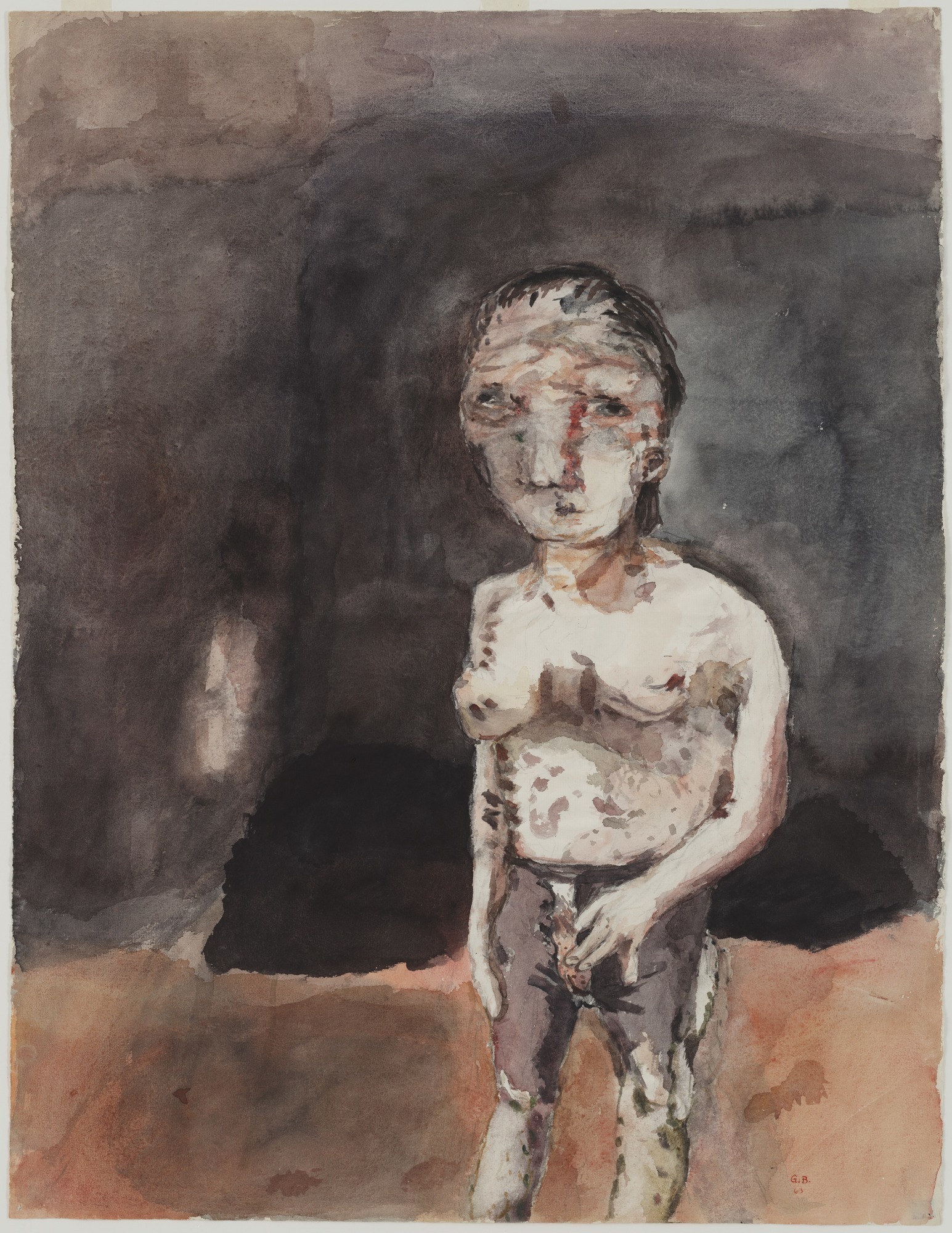 Георг БазелицБольшая ночь в канализации© 2019 Georg Baselitz