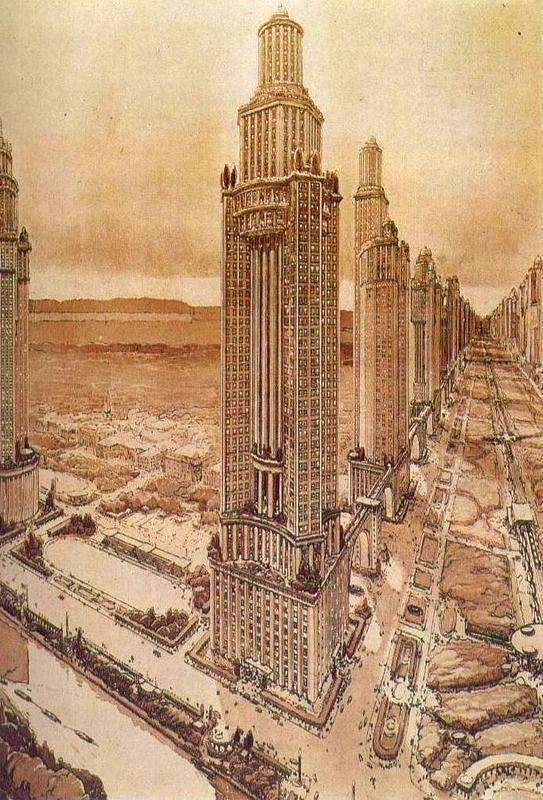 Ж. Ламбер. Город башен. 1922. &copy; L&rsquo;Illustration