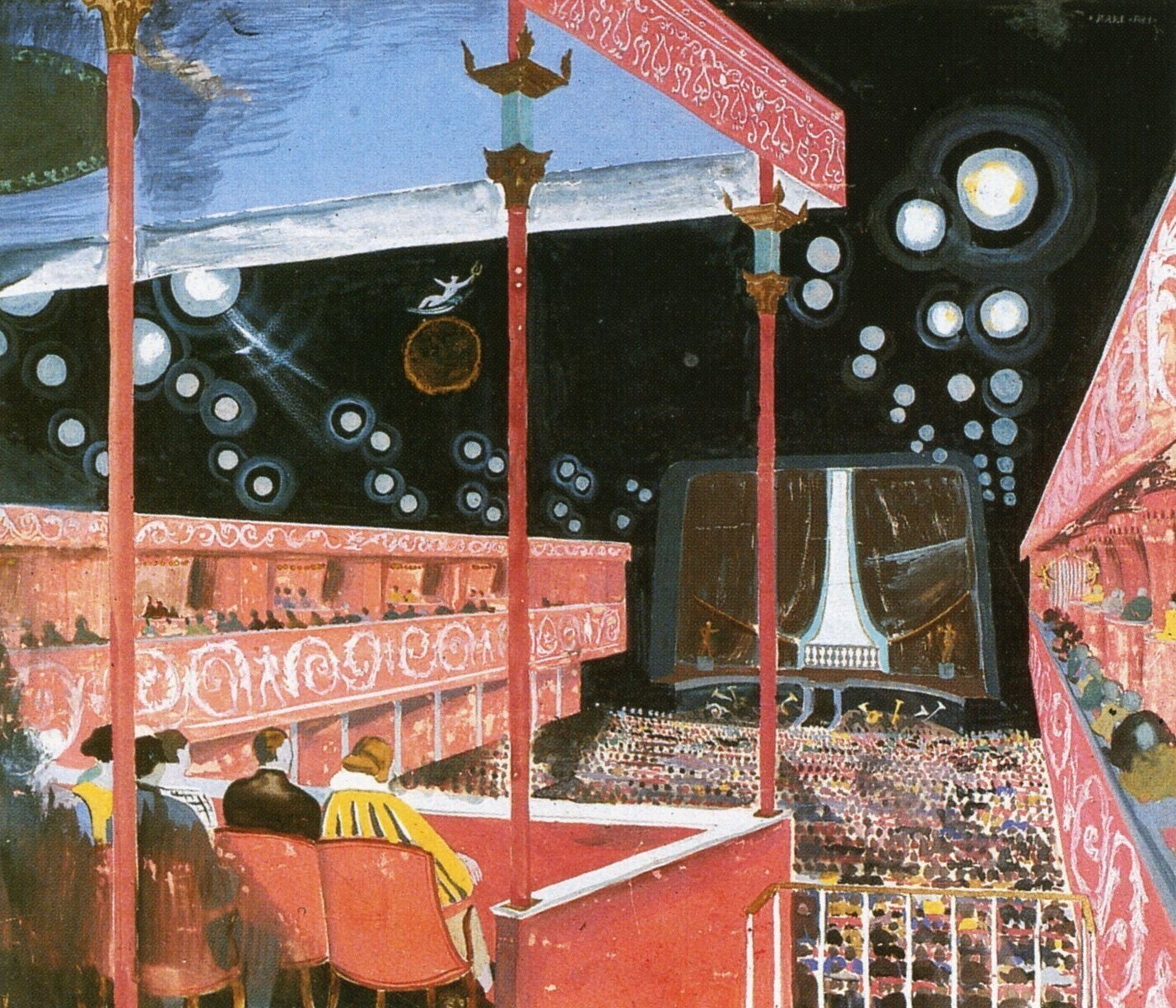 Эскиз интерьера кинотеатра &laquo;Скандия&raquo;, Стокгольм. 1922