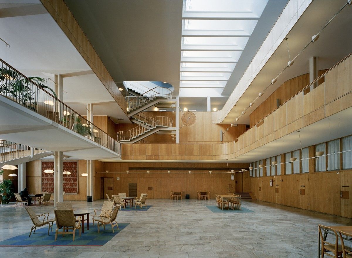 Интерьер нового корпуса здания суда, Гетеборг. 1934&ndash;1936Фото: &Oacute; &Aring;ke E:son Lindman