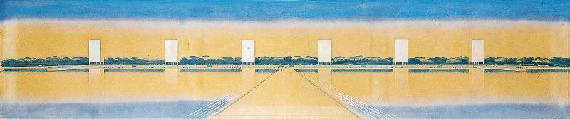 Проект курорта в Кастель-Фузано. 1933–1934© Georges Meguerditchian — Centre Pompidou, MNAM-CCI / Dist. RMN-GP