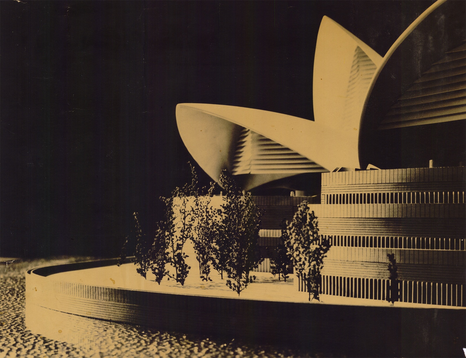 Макет Сиднейского оперного театра. 1960© Utzon Archives / Aalborg University & Utzon Center